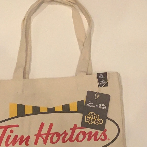 Justin Bieber “ Tim Biebs “  Canvas Tote New !! - Picture 4 of 11